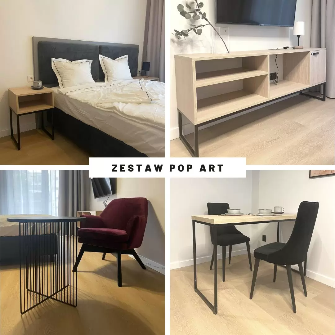 Kolekcja mebli do apartamentu Pop Art